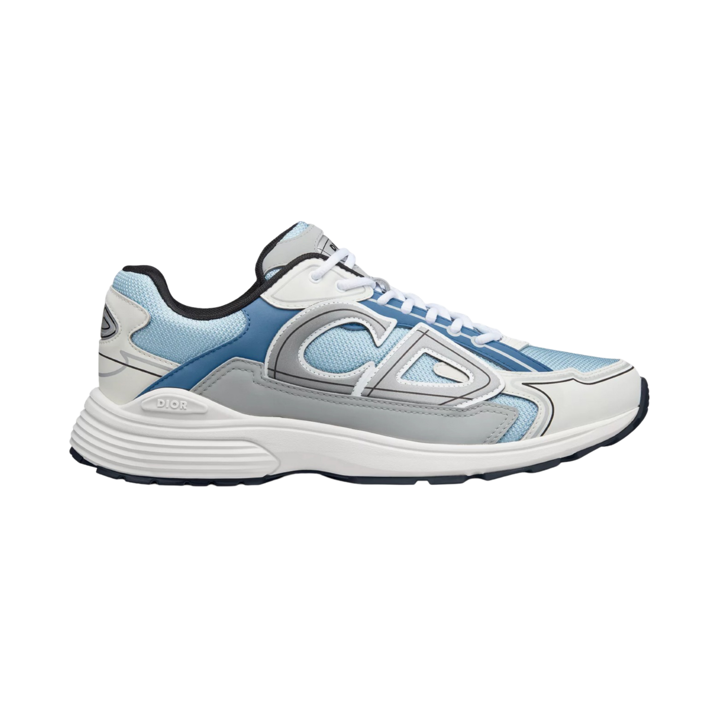 Dior B30 Sneaker Light Blue Mesh and Blue, Gray and White Technical Fabric