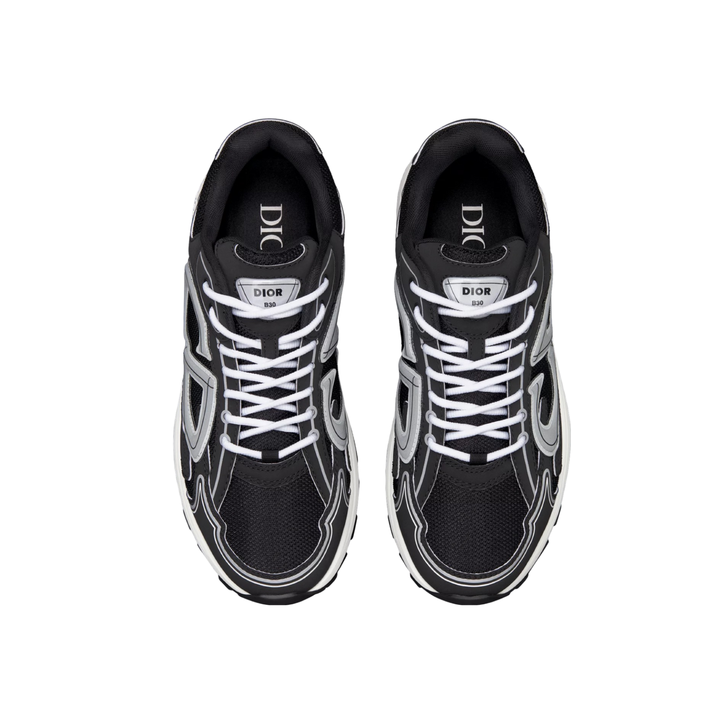 Dior B30 Sneaker Black Mesh and Black Technical Fabric