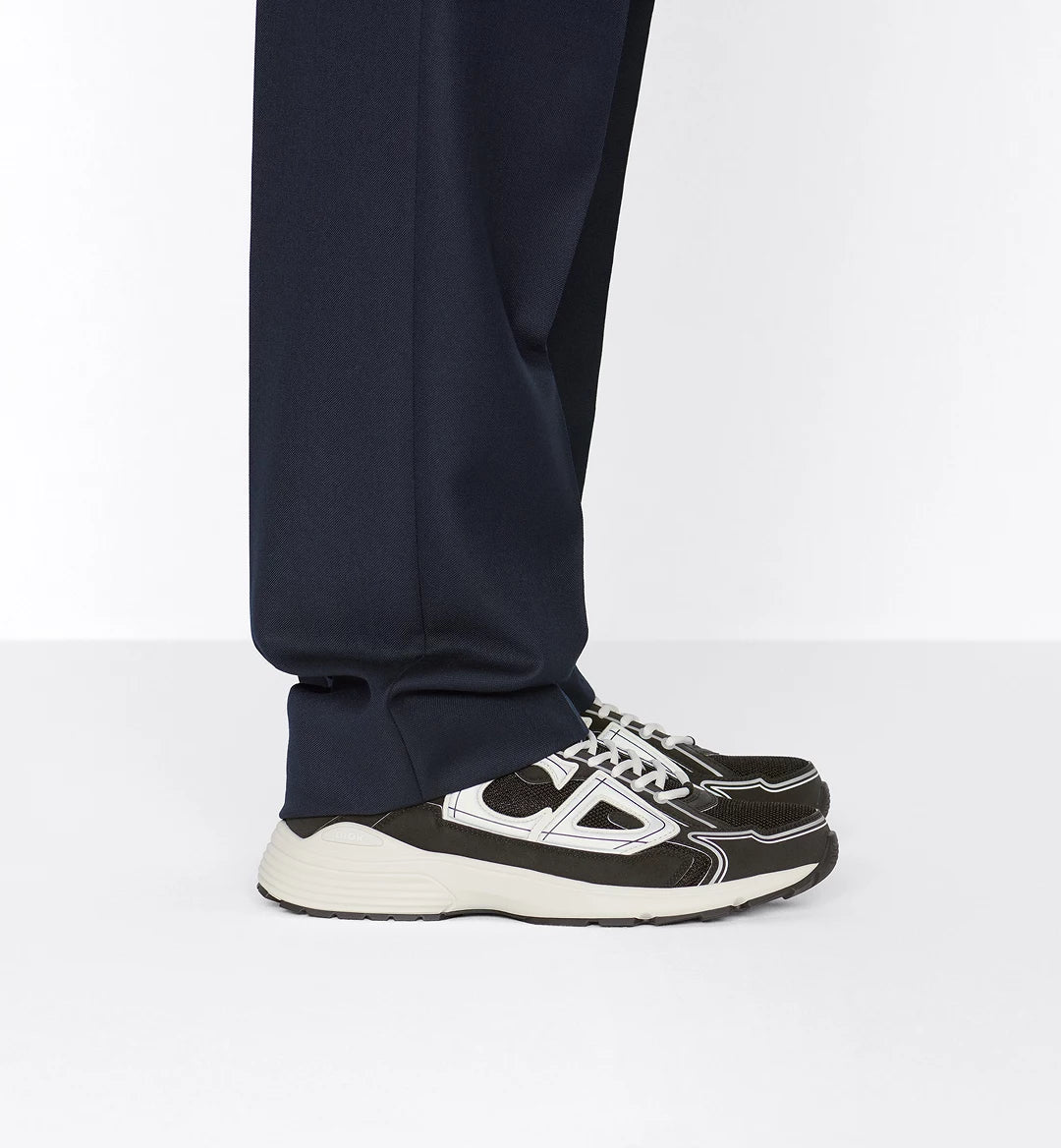 B30 Countdown Sneaker Black Technical Mesh and Black Technical Fabric