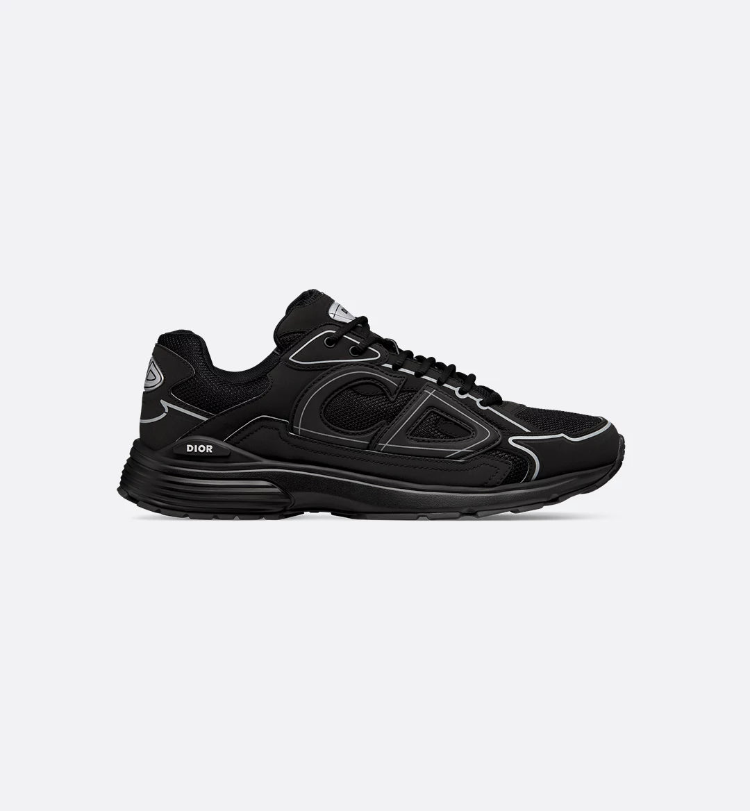 B30 Countdown Sneaker Black Technical Mesh and Black Technical Fabric