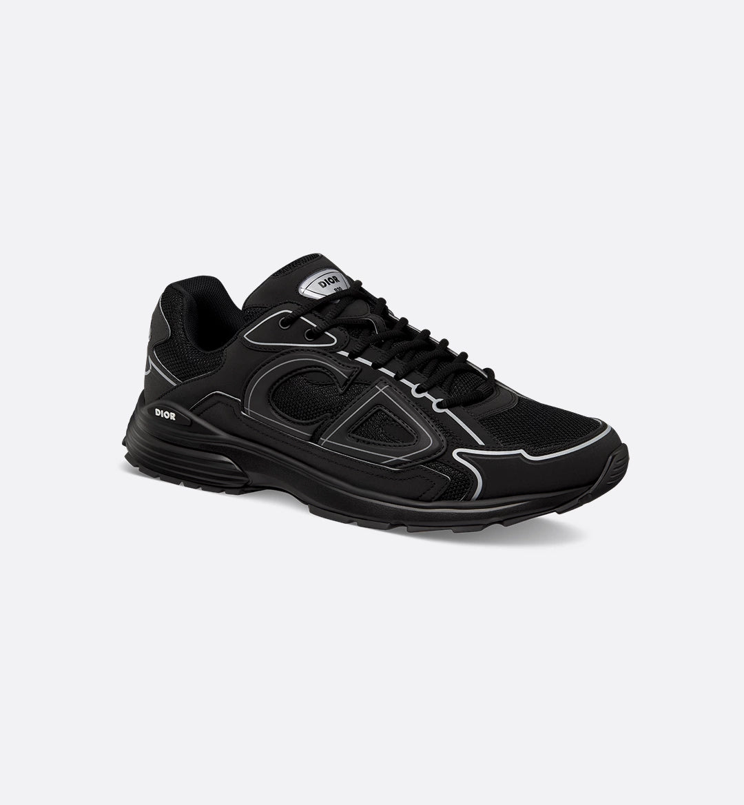 B30 Countdown Sneaker Black Technical Mesh and Black Technical Fabric