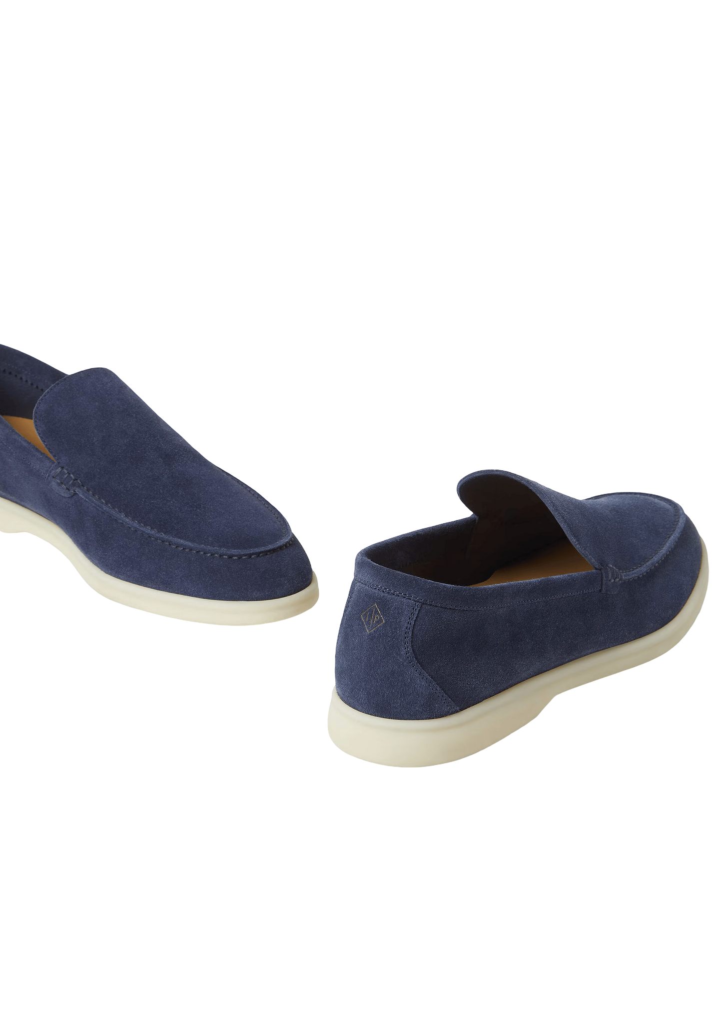 Loro Piana Summer Walk Suede Loafer Dark Deep Sea