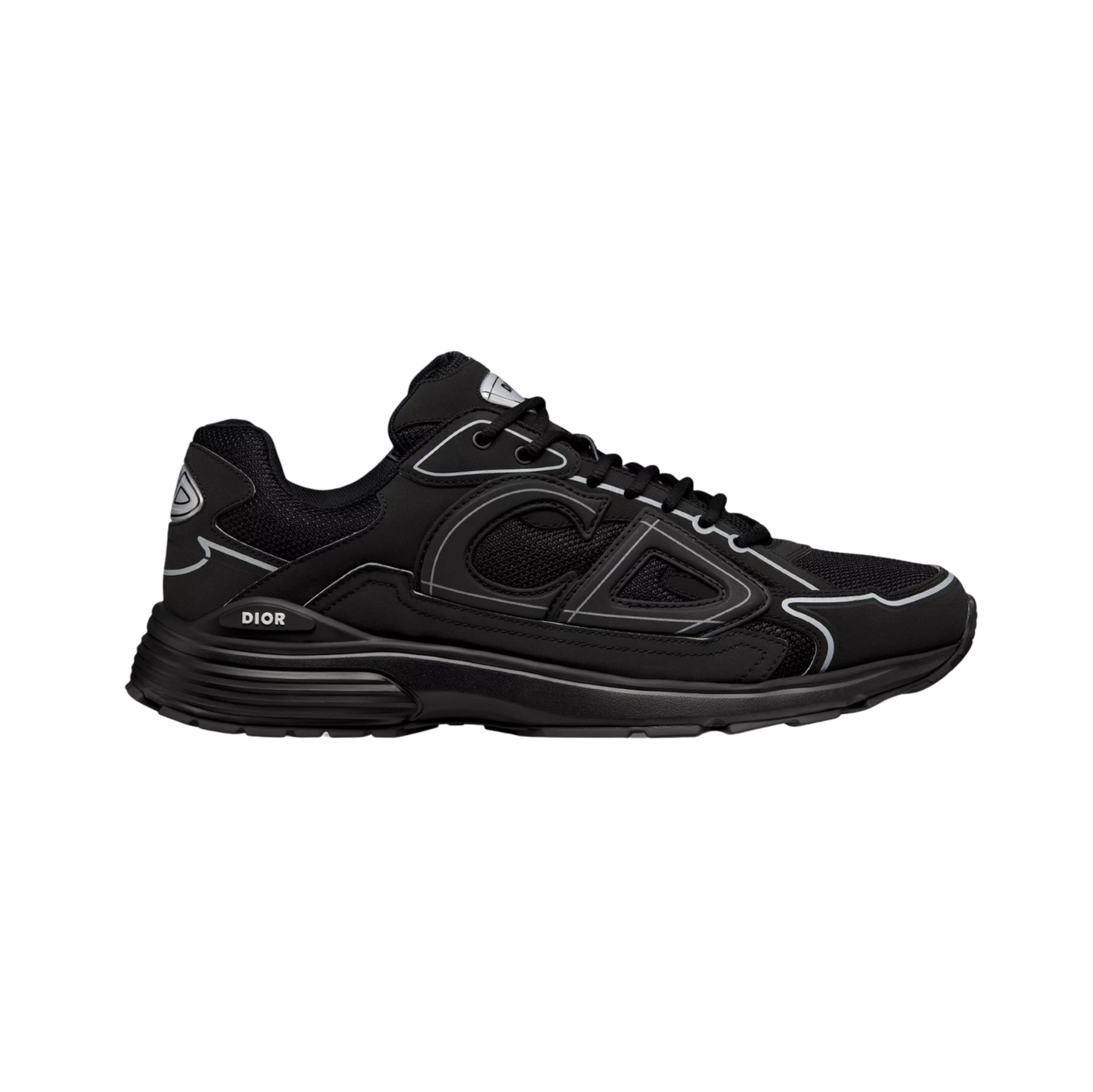 B30 Countdown Sneaker Black Technical Mesh and Black Technical Fabric