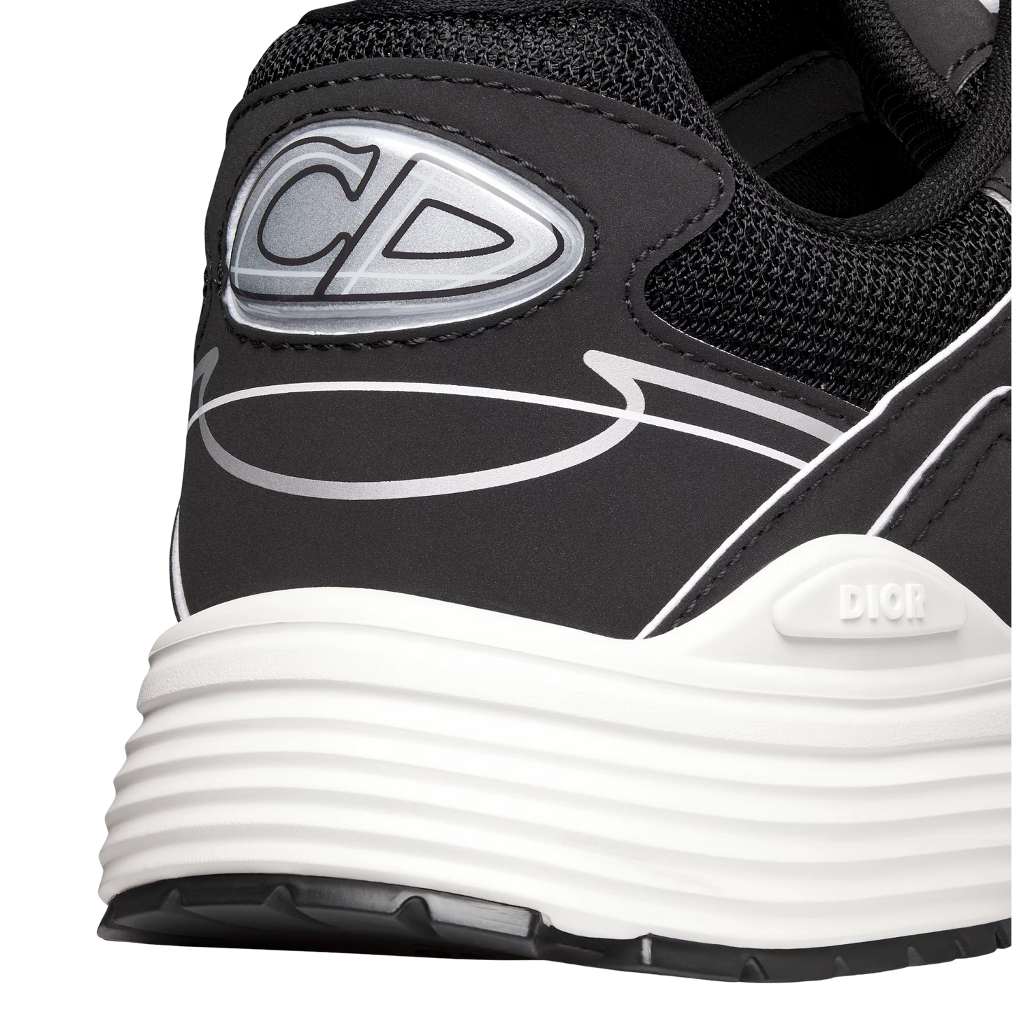 Dior B30 Sneaker Black Mesh and Black Technical Fabric